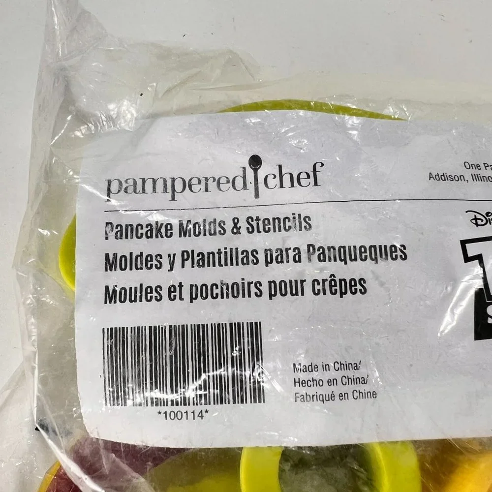 Pampered Chef Toy Story 4 Pancake Molds Stencils Disney Pixar 100114 Woody Buzz